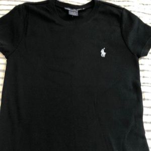 Black Ralph Lauren Sport crew tee